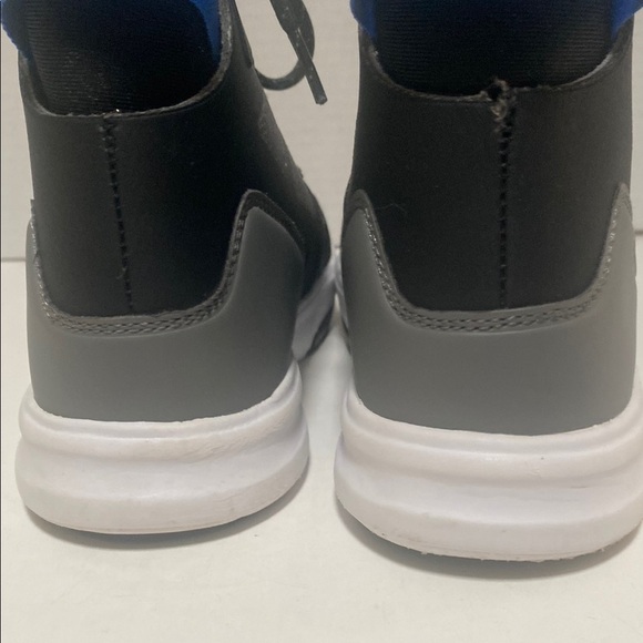 Polo by Ralph Lauren Boys Black/Gray/Blue Boots Size 4 - Picture 4 of 9